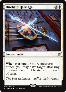 Duelist's Heritage (Commander 2016 Edition) Light Play