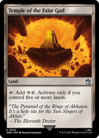 Temple of the False God (Universes Beyond: Doctor Who) Light Play