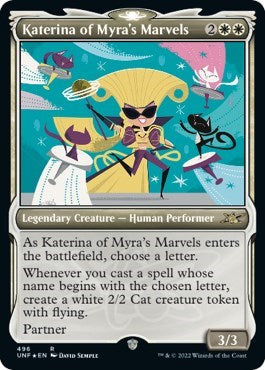 Katerina of Myra's Marvels (Showcase) (Unfinity) Light Play