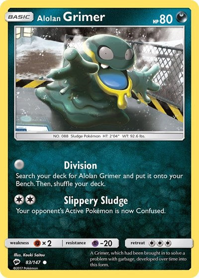 Alolan Grimer (SM - Burning Shadows) Medium Play