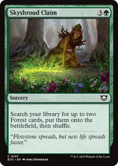 Skyshroud Claim (Commander: Edge of Eternities) Light Play