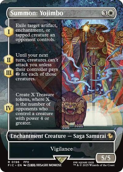 Summon: Yojimbo (Borderless) (Commander: FINAL FANTASY) Light Play