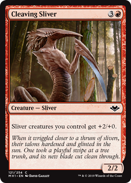 Cleaving Sliver (Modern Horizons) Light Play