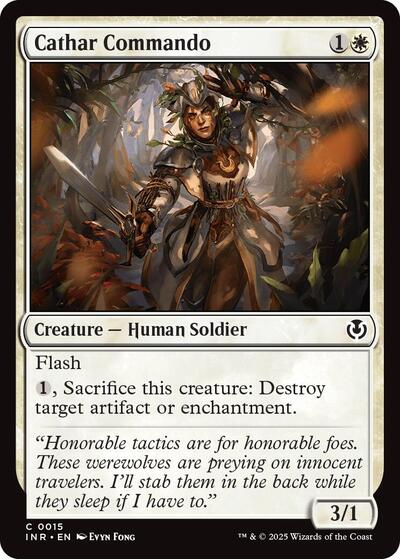 Cathar Commando (Innistrad Remastered) Light Play