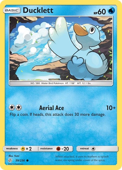 Ducklett (SM - Cosmic Eclipse) Damaged / Poor