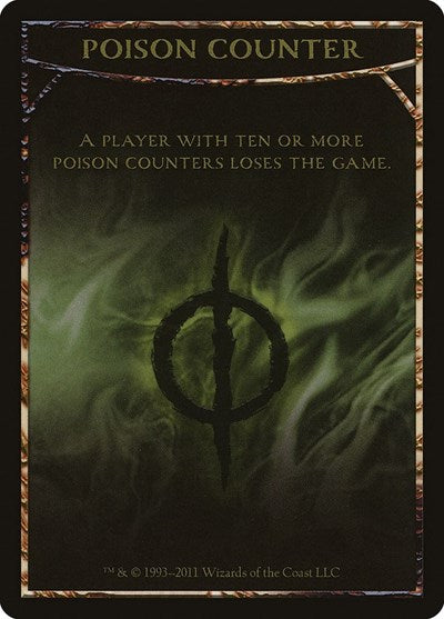 Poison Counter Token (Mirrodin Besieged) Light Play