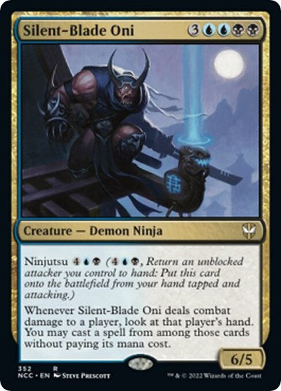 Silent-Blade Oni (Commander: Streets of New Capenna) Light Play