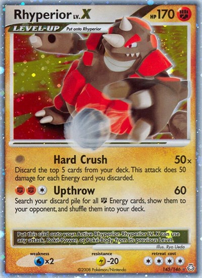 Rhyperior Lv.X (Legends Awakened) Damaged / Poor Holofoil