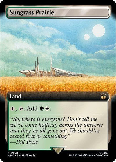 Sungrass Prairie (Extended Art) (Universes Beyond: Doctor Who) Light Play
