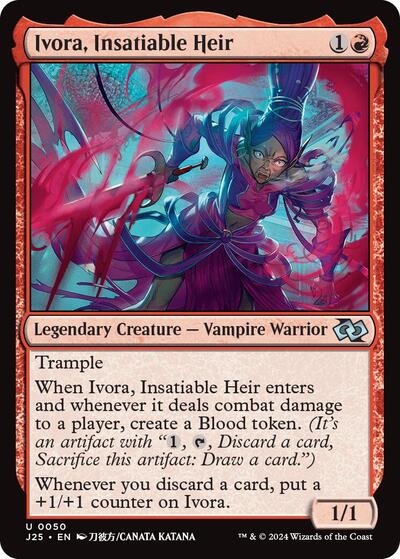 Ivora, Insatiable Heir (Anime) (Foundations Jumpstart) Light Play