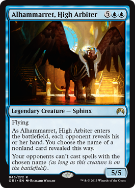 Alhammarret, High Arbiter (Magic Origins) Light Play