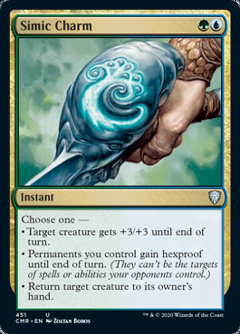 Simic Charm (Commander 2020 Commander Legends) Light Play