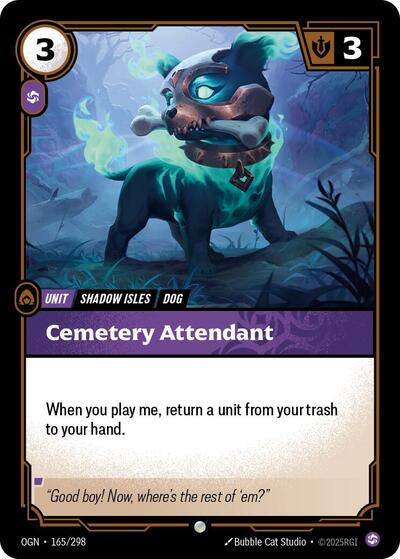 Cemetery Attendant (Origins) Light Play