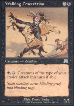 Walking Desecration (Onslaught) Light Play