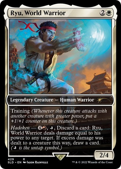 Ryu, World Warrior (Secret Lair) Near Mint Foil