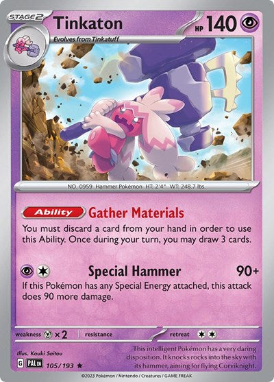 Tinkaton (SV02: Paldea Evolved) Light Play Holofoil