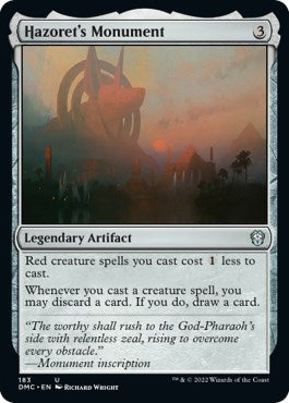 Hazoret's Monument (Commander: Dominaria United) Light Play