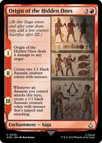 Origin of the Hidden Ones (Universes Beyond: Assassin's Creed) Light Play