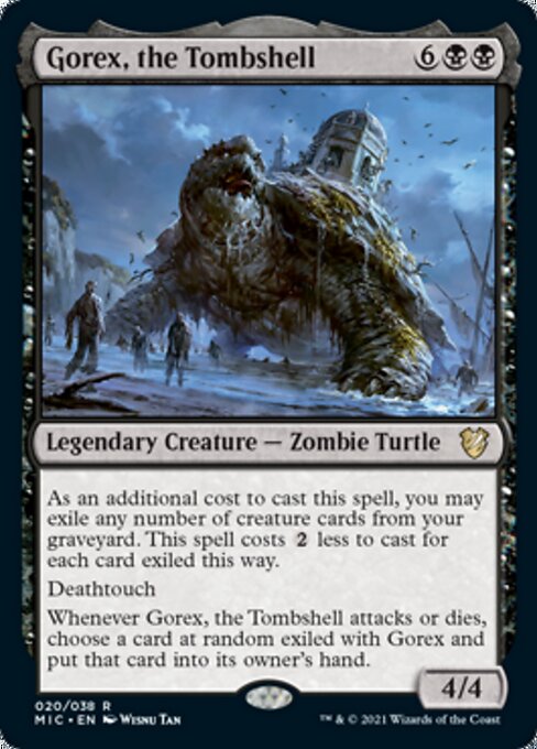 Gorex, the Tombshell (Commander 2021 Midnight Hunt) Light Play