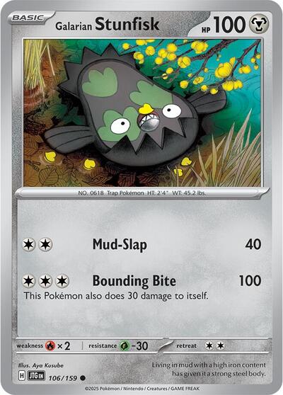 Galarian Stunfisk (SV09: Journey Together) Light Play