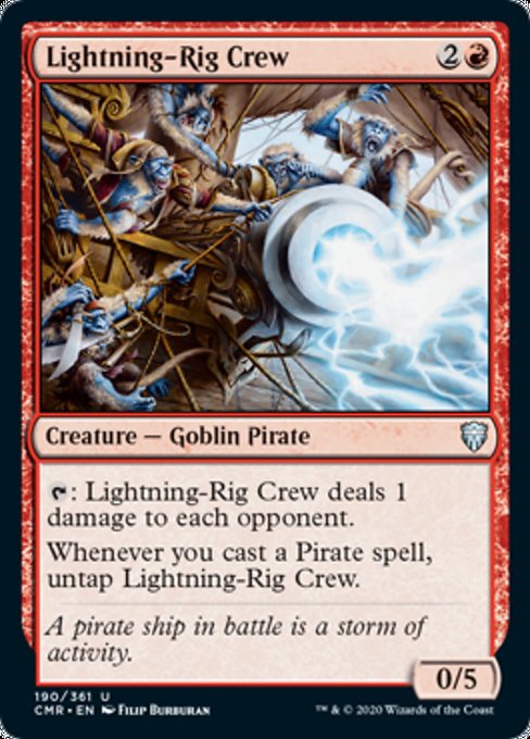Lightning-Rig Crew (Commander Legends) Light Play