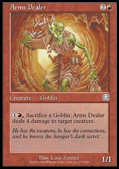 Arms Dealer (Mercadian Masques) Damaged / Poor