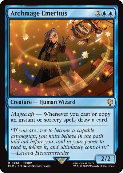 Archmage Emeritus (Commander: FINAL FANTASY) Light Play