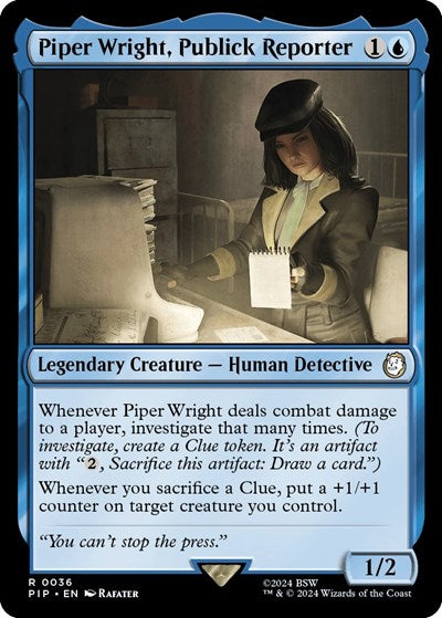 Piper Wright, Publick Reporter (Universes Beyond: Fallout) Light Play