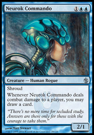 Neurok Commando (Mirrodin Besieged) Light Play