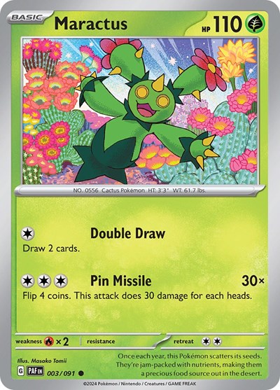 Maractus (SV: Paldean Fates) Light Play