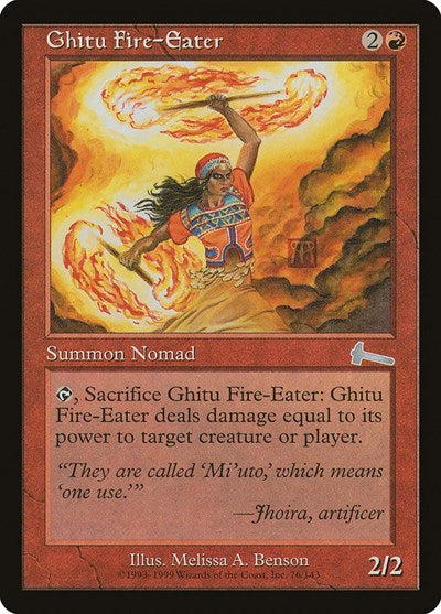Ghitu Fire-Eater (Urza's Legacy) Light Play