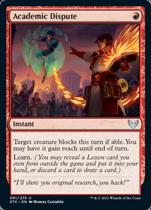 Academic Dispute (Strixhaven) Light Play