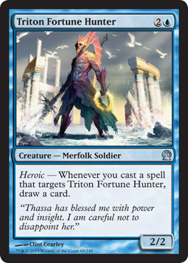 Triton Fortune Hunter (Theros) Light Play Foil