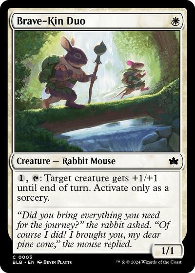Brave-Kin Duo (Bloomburrow) Light Play