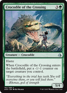 Crocodile of the Crossing (Amonkhet) Light Play