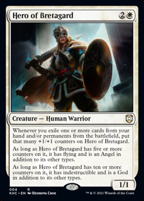 Hero of Bretagard (Commander 2021 Kaldheim) Light Play