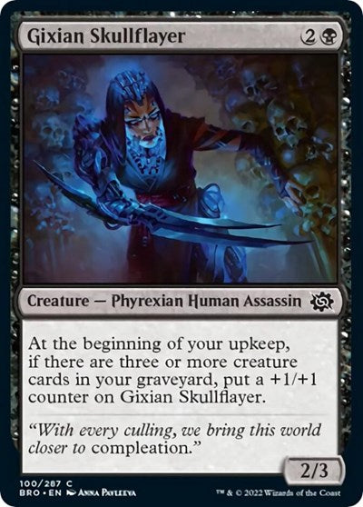 Gixian Skullflayer (The Brothers' War) Light Play