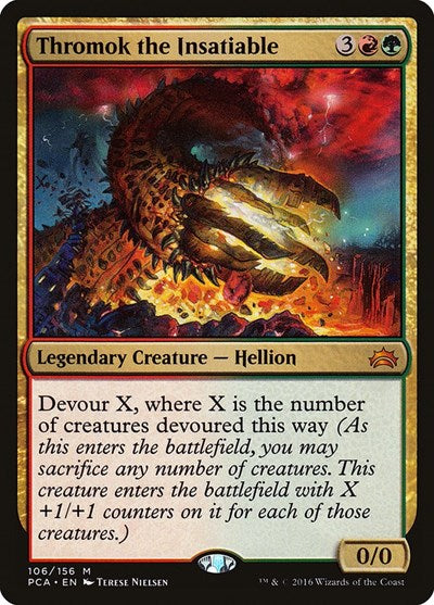 Thromok the Insatiable (Planechase Anthology) Light Play