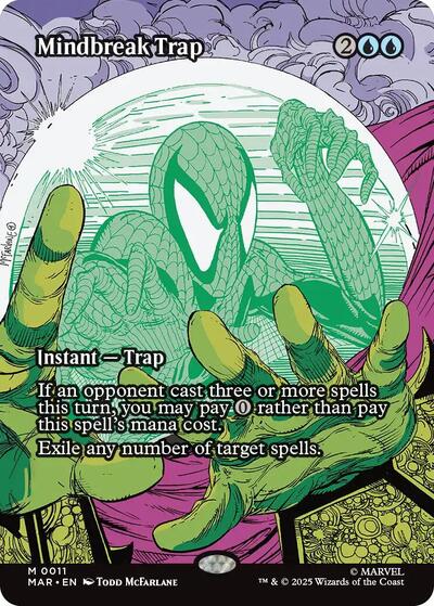Mindbreak Trap (Borderless) (Marvel Eternal-Legal) Light Play