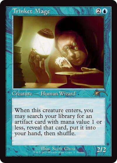 Trinket Mage (Retro Frame) (Promos: WPN and Gateway) Light Play Foil