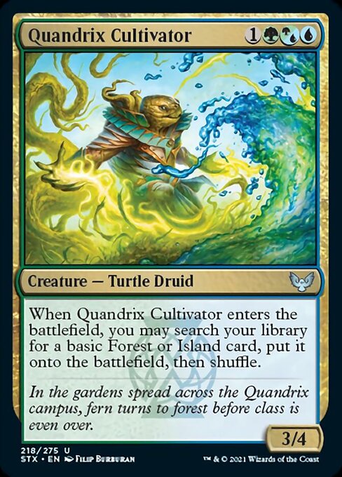Quandrix Cultivator (Strixhaven) Light Play