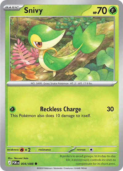 Snivy (ME03: Perfect Order) Light Play