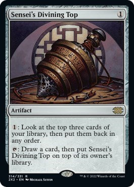 Sensei's Divining Top (Double Masters 2022) Near Mint
