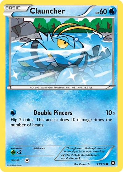 Clauncher (XY - Steam Siege) Light Play