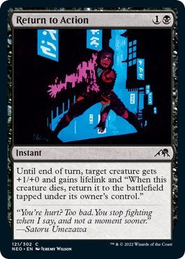 Return to Action (Kamigawa: Neon Dynasty) Light Play