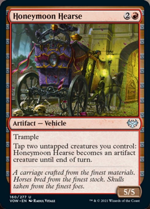 Honeymoon Hearse (Innistrad: Crimson Vow) Light Play