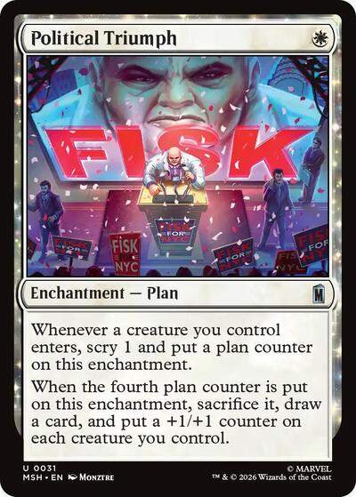 Political Triumph (Marvel Super Heroes) Light Play