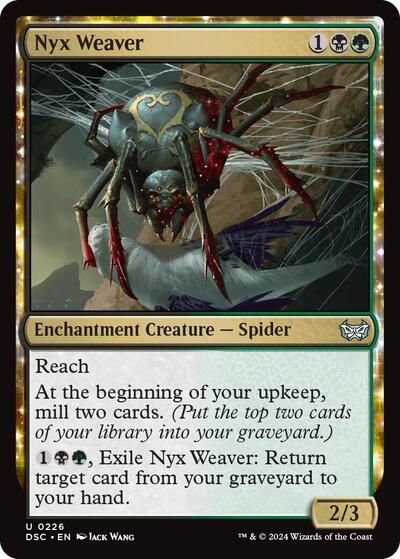 Nyx Weaver (Commander: Duskmourn: House of Horror) Light Play