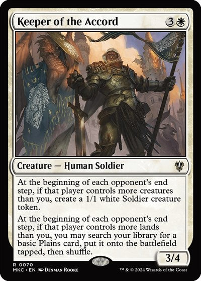 Keeper of the Accord (Commander: Murders at Karlov Manor) Light Play