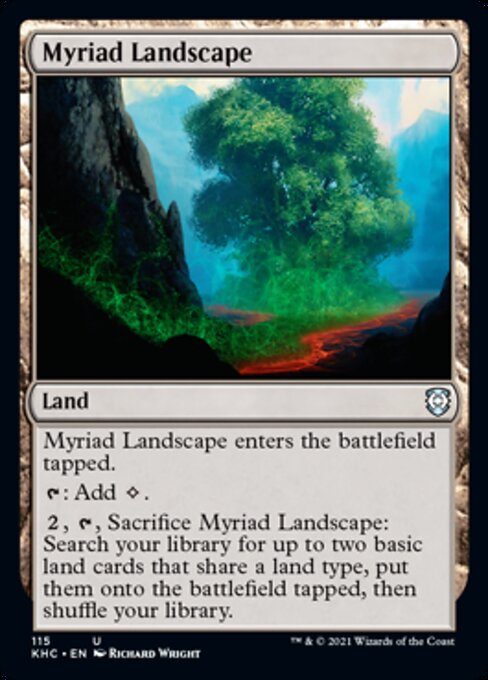 Myriad Landscape (Commander 2021 Kaldheim) Light Play